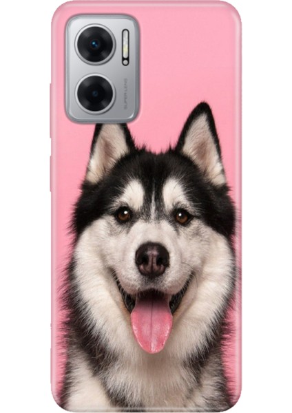 Xiaomi Redmi 10 5g Kılıf Desenli Baskılı Tpu Rubber Kapak Hasky