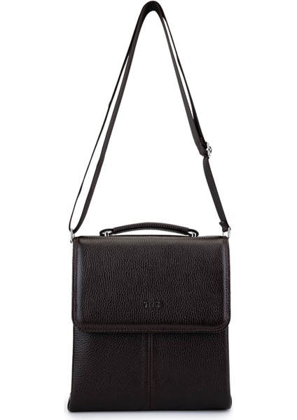 Erkek Hakiki Deri Kahverengi Postacı Çanta 1012 230203 Erk Cnt SK25-26 Kahve