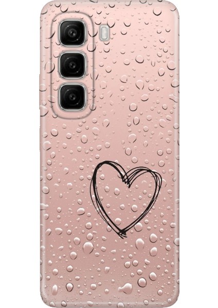 Infinix Hot 50 Pro 4g Kılıf Desenli Baskılı Tpu Rubber Kapak Kalbim