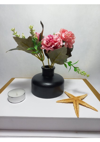 Şık Tasarım Siyah Minimal Vazo, Masa ve Sehpa Üzeri, Dekoratif Aksesuar fiyatları