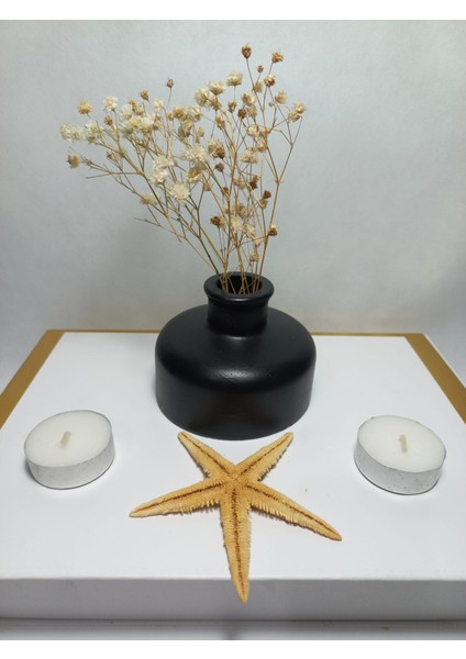 Şık Tasarım Siyah Minimal Vazo, Masa ve Sehpa Üzeri, Dekoratif Aksesuar indirimleri