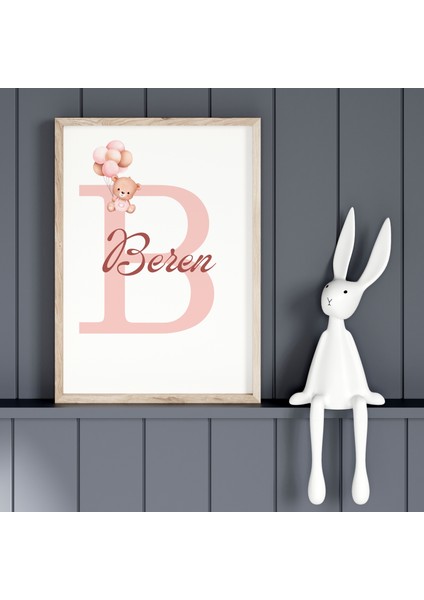 Ikiz Kız ve Erkek Bebek Ayıcıklı Isim Tablo Seti, Çocuk Odası Tablo, Bebek Odası Tablo indirimleri