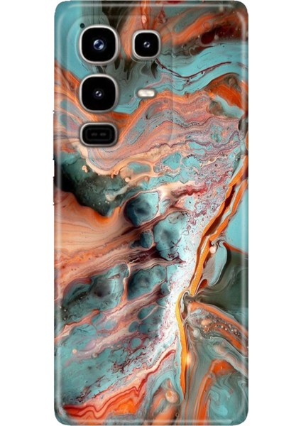 Infinix Note 50 Pro 5g Kılıf Desenli Baskılı Tpu Rubber Kapak Karma Ametist