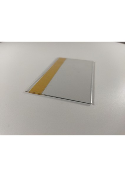 Pvc Yapışkanlı V Tipi Raf Etiketliği 6 cm x 10 cm - 50'li Paket - PR-60100