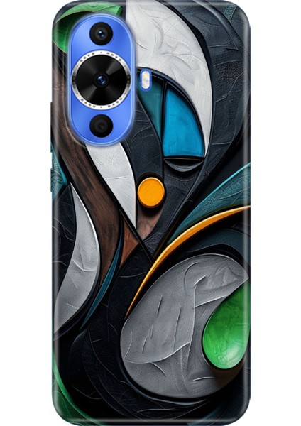 Huawei Nova 12S Kılıf Desenli Baskılı Tpu Rubber Kapak Fortuna