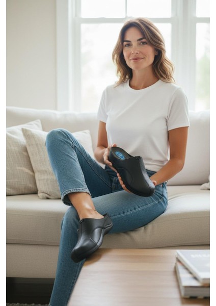 Tam Ortopedik Kemik Çıkıntısı ve Topuk Dikenine Özel Kadın Sabo Terlik