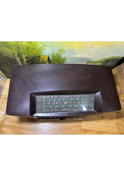 Amerikan Rca Lambalı Radyo 41 cm 18 cm 26,5 cm Ölçülerinde - Çalışmaktadır Fakat Fm Yoktur.