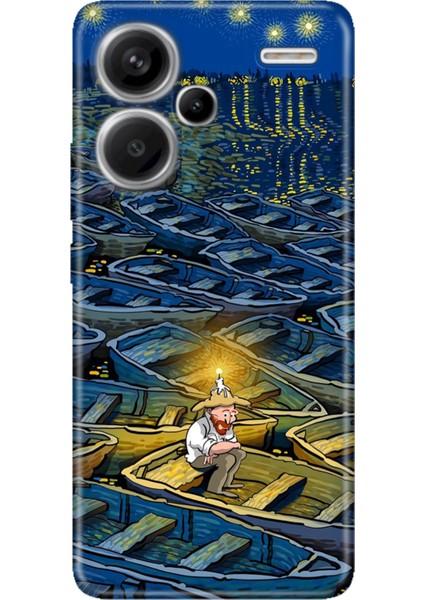 Xiaomi Redmi Note 13 Pro Plus 5g Kılıf Desenli Baskılı Tpu Rubber Kapak Artgogh