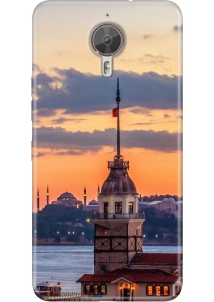 General Mobile Gm 5 Plus Kılıf Desenli Baskılı Tpu Rubber Kapak Kız Kulesi