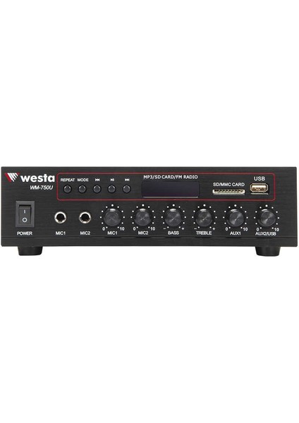 Westa WM-750U 80W Mıxer Amfı