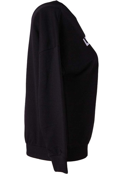 26KI40000063 Siyah Kadın Sweatshirt 6602 fiyatları