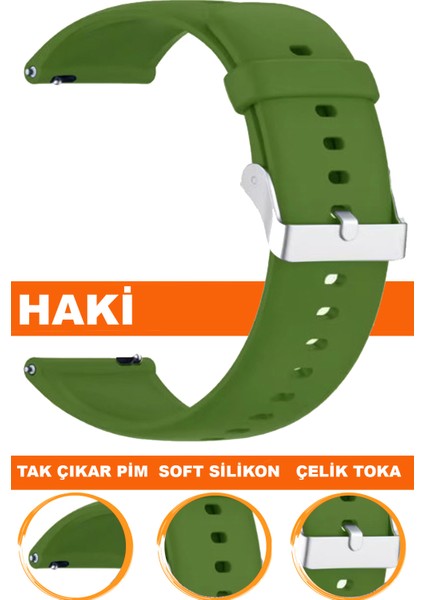 12mm-14mm-16mm-18mm-20mm-22mm-24mm saatlerle uyumlu soft silikon saat kordonu kayışı a72-hakı