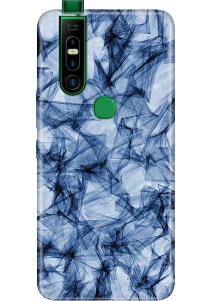 Infinix S5 Pro Kılıf Desenli Baskılı Tpu Rubber Kapak Blue Crystal