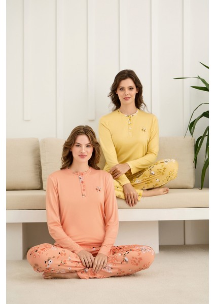 Kadın Uzun Kollu Pijama Takımı