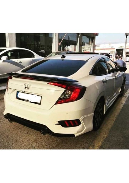 Honda Civic Fc5 (2016-2021) Uyumlu Turbo Dizayn Plastik Spoiler fiyatları
