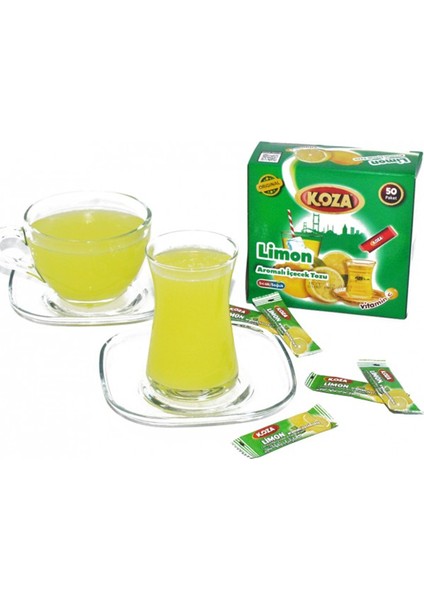 Koza Tek Içimlik Limon Aromalı Toz Içecek 50'li fiyatları