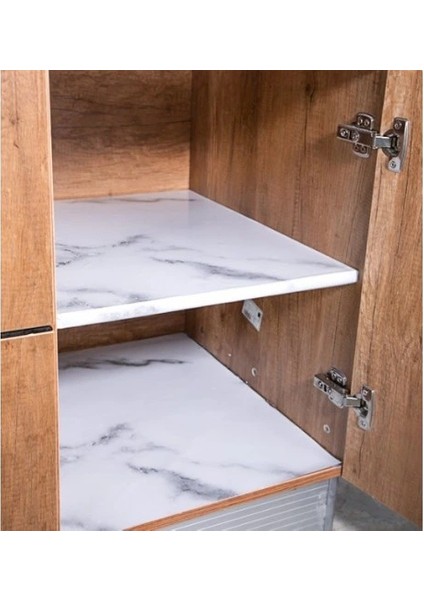 Mermer Desenli Folyo Sticker Masa Tezgah Duvar Kağıdı Su Geçirmez Yapışkanlı Folyo fırsatları