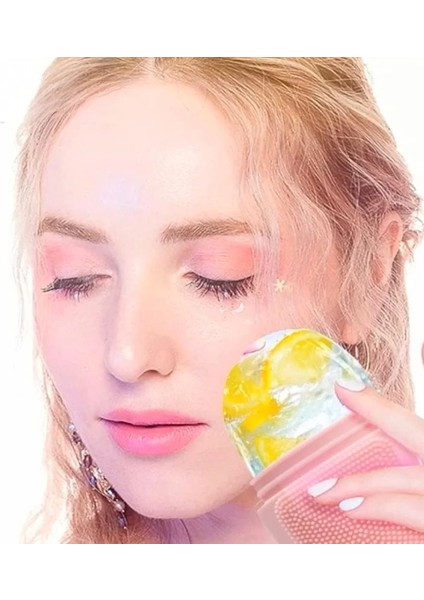 Slikon Yüz Buz Masaj Rulosu Yüz Sıkılaştırıcı Ice Face Roller fırsatları