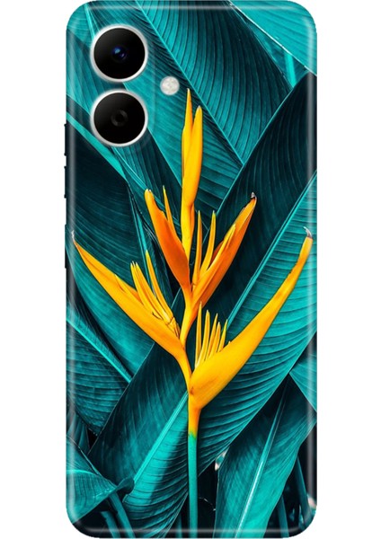 Tecno Spark Go 2 Kılıf Desenli Baskılı Tpu Rubber Kapak Bloom