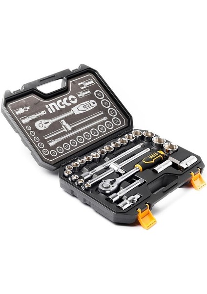 Ingco HKTS12251 Endüstriyel 25 Parça 1/2'' Lokma Seti 10-32MM fiyatları