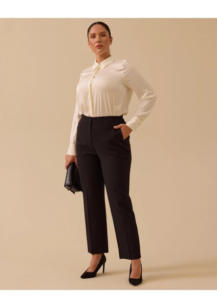 Beli Lastikli Bilek Boy Pantolon