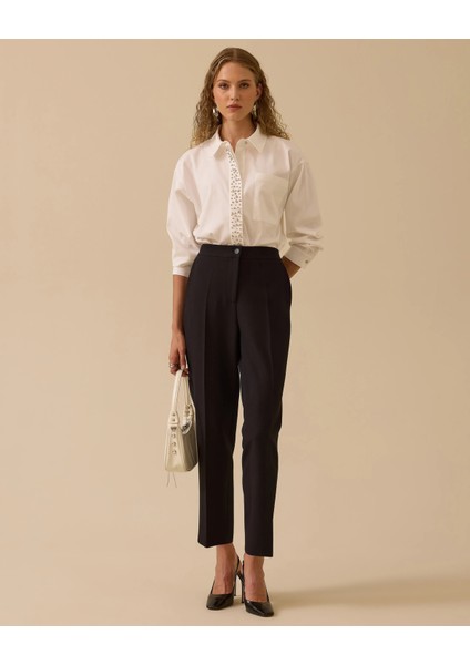 Beli Lastikli Bilek Boy Pantolon modelleri