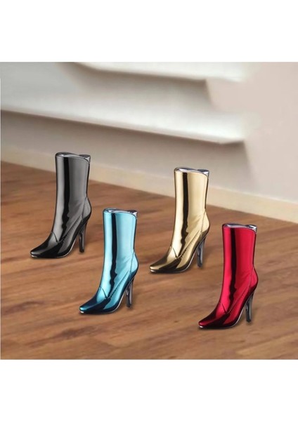 Yeni Sıradışı Topuklu Çizme Görünümlü Kadınlara Özel Çakmak