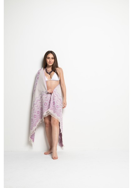 Mandala Lila Peştamal modelleri