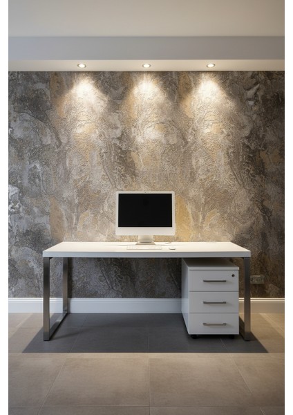 Ithal 16M2 Duvar Kağıdı 3boyutlu Mermer Desen Simli Silinebilir fiyatları