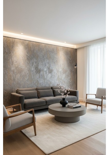 Ithal 16M2 Duvar Kağıdı 3boyutlu Mermer Desen Simli Silinebilir modelleri