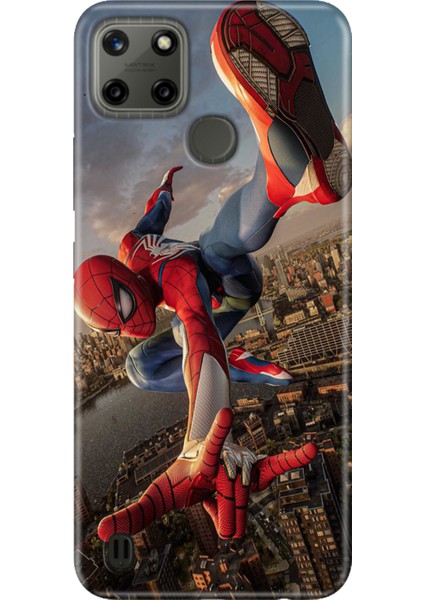 iPhone 7 Plus - 8 Plus Kılıf Desenli Baskılı Tpu Rubber Kapak Spiderrr