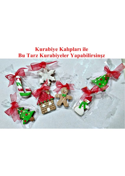 Yılbaşı Kurabiye Kalıbı Çocuk ve Ağaç Kalıbı 2 Li Set Gelecek fiyatları
