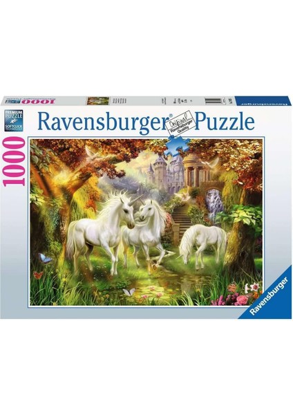1000 Parça Sonbaharda Tek Boynuzlu Atlar Yetişkin Puzzle fiyatları