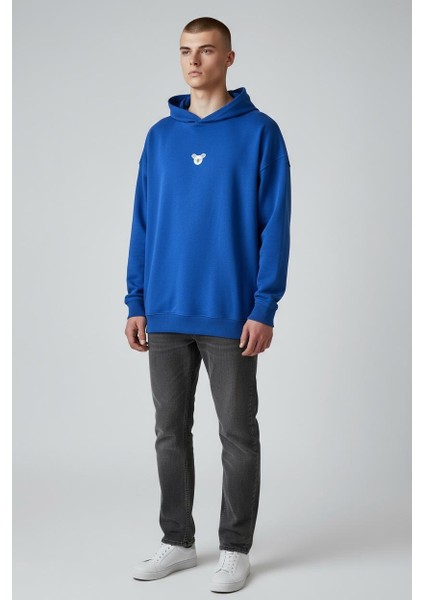 Koala Oversize Unisex Kapüşonlu Sweatshirt