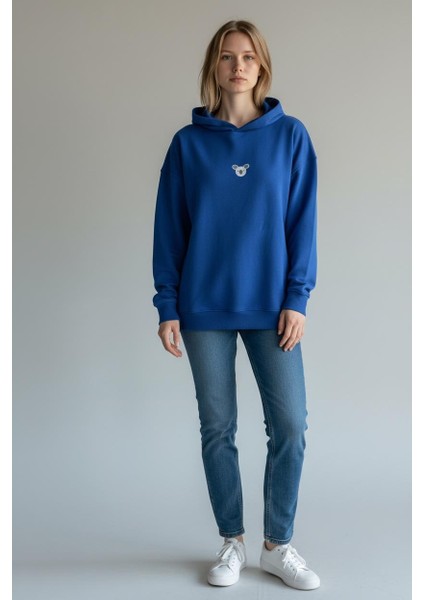 Koala Oversize Unisex Kapüşonlu Sweatshirt fiyatları