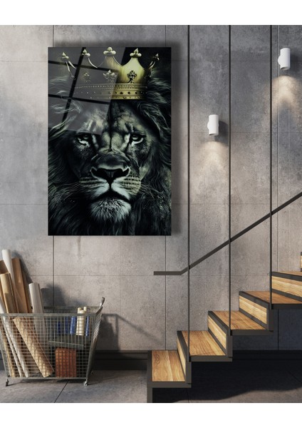 Aslan Kral Cam Tablo