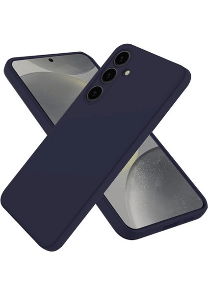 Samsung Galaxy A36 Kılıf First Silikon - Lacivert