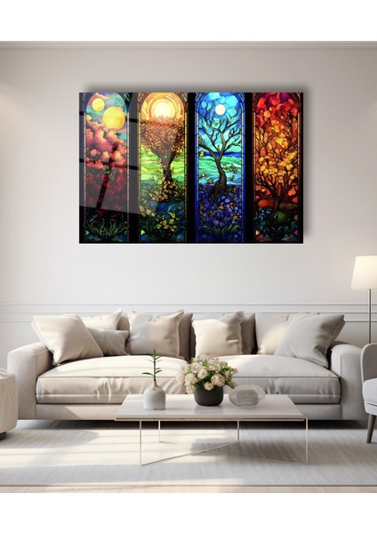 Rengarenk Dünya Haritası Cam Tablo fiyatları