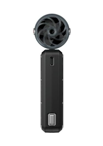 Portatif Soğutucu El Fanı Gyro Serisi Bilek Askı Ipli Dijital LED Göstergeli Siyah fiyatları