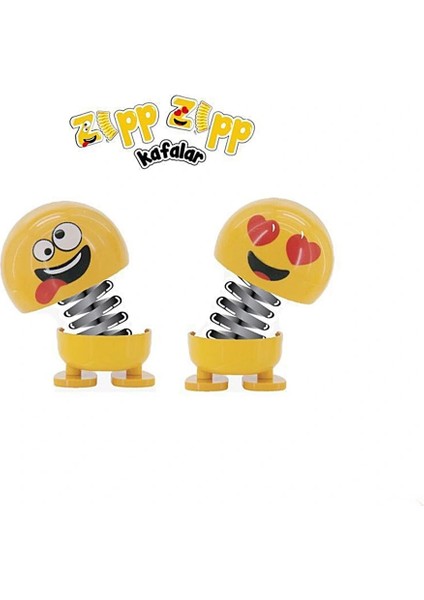 Zıp Zıp Kafalar Sevimli Kafa Sallayan Emojiler Çılgın Kafalar modelleri