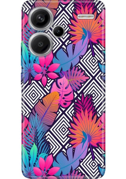 Xiaomi Redmi Note 13 Pro Plus 5g Kılıf Desenli Baskılı Tpu Rubber Kapak Botanik