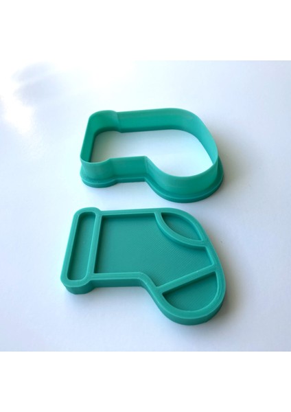 Yılbaşı, Noel Çorabı Kurabiye Kalıbı ve Damga Seti | Yılbaşı Hediye Çorabı Figürü | Kış Temalı Parti | Şeker Hamuru, Kil Şekillendirici modelleri