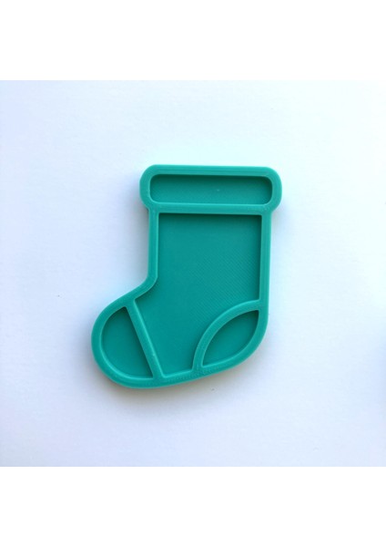 Yılbaşı, Noel Çorabı Kurabiye Kalıbı ve Damga Seti | Yılbaşı Hediye Çorabı Figürü | Kış Temalı Parti | Şeker Hamuru, Kil Şekillendirici fırsatları