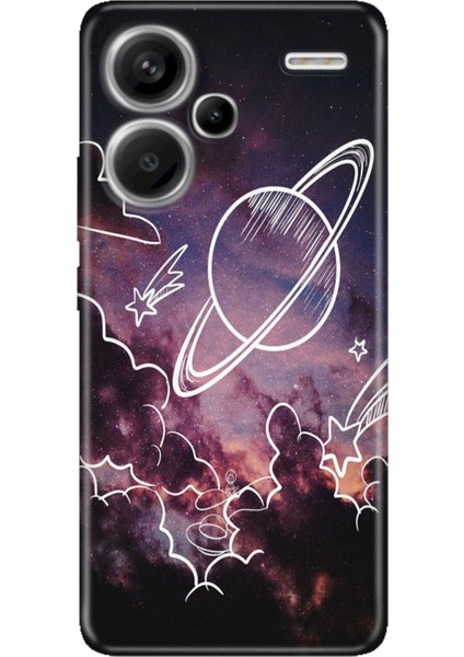 Xiaomi Redmi Note 13 Pro Plus 5g Kılıf Desenli Baskılı Tpu Rubber Kapak Gezegenler
