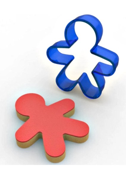 Yılbaşı Kurabiye Kalıbı Çocuk Kalıbı 1 Adet Gelecek