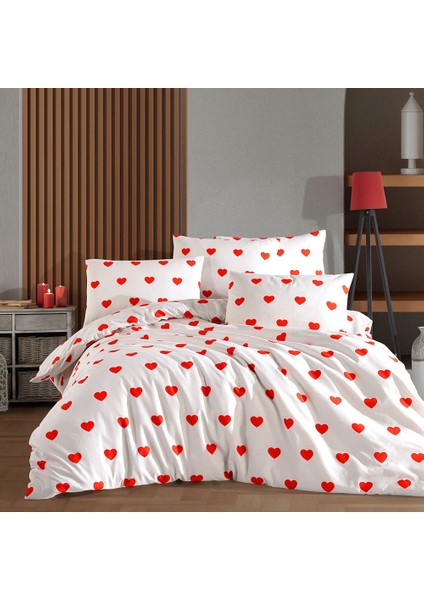 Çift Kişilik Nevresim Takımı 200X220 | 4 Yastık Kılıfı | Lastikli Çarşaflı 160X200+30