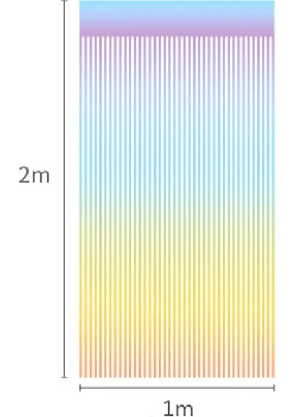 Pastel Renkli Saçak Perde Parti Doğum Günü Süsü fiyatları