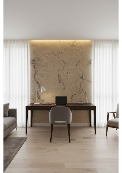 Ithal 16M2 Duvar Kağıdı 3boyutlu Mermer Desen Simli Silinebilir fiyatları