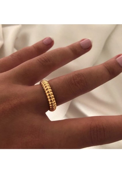 Altın Renk Vintage Burgu Yüzük fiyatları