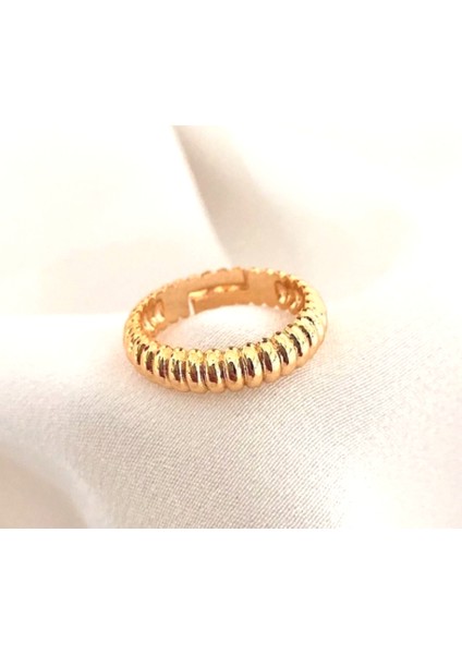 Altın Renk Vintage Burgu Yüzük modelleri